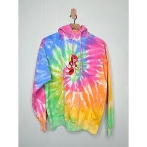 Travis Scott Astroworld Tour Hoodie Medium Tie Dye Bear Pullover Sweatshirt